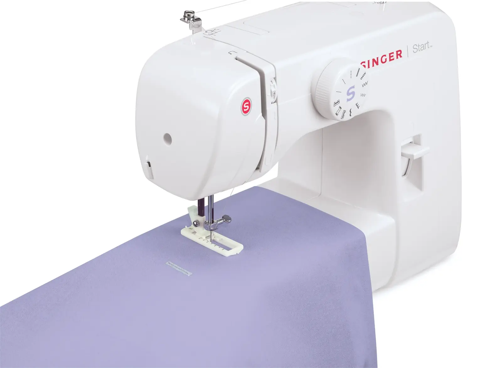 Singer Start FM 1306 Zig-Zag Sewing Machine | 6 Built-In Stitches | 19 Stitch Functions | 4-Step Buttonhole, view 3