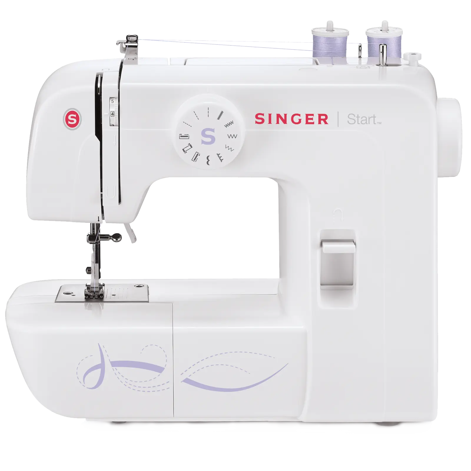 Singer Start FM 1306 Zig-Zag Sewing Machine | 6 Built-In Stitches | 19 Stitch Functions | 4-Step Buttonhole
