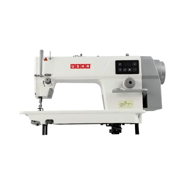 Usha S2 | Direct-Drive Single-Needle Lockstitch Machine Without Trimmer | 5,000 SPM | With Stand & Table, view 2